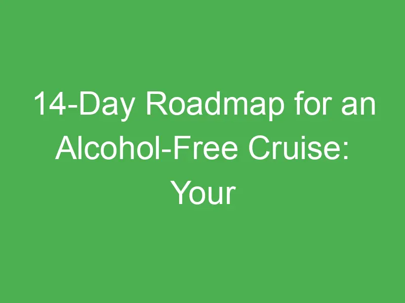 14 day roadmap for an alcohol free cruise your essential prep guide 54360