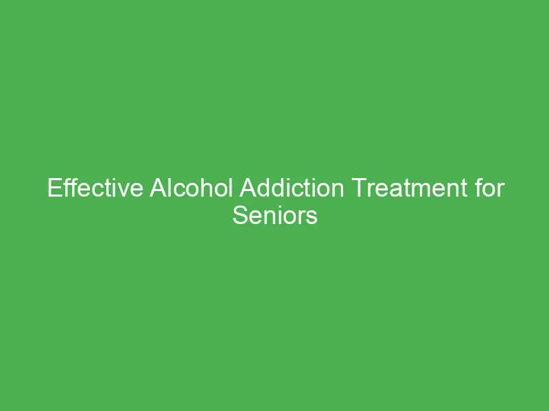 effective alcohol addiction treatment for seniors in the united states a comprehensive guide 54985
