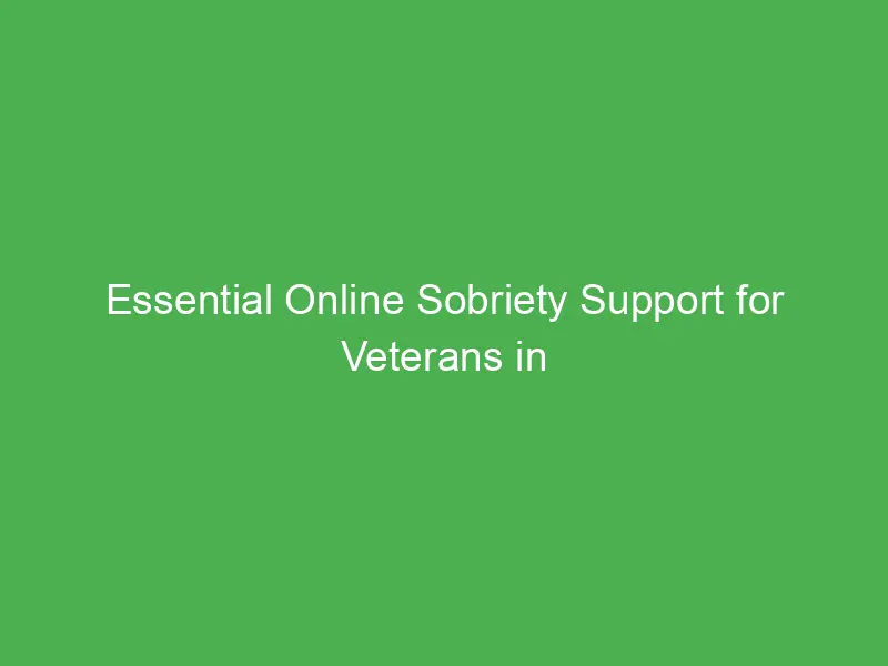 essential online sobriety support for veterans in canada find your path to recovery 55034