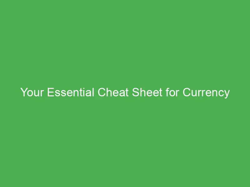 your essential cheat sheet for currency quick math enjoy sub 10 mocktails on the go 54352