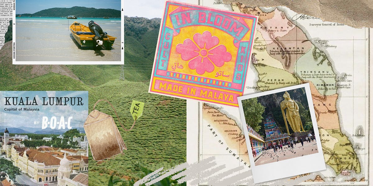 Photo of Collage featuring a travel guide for Kuala Lumpur, a map, and images of local attractions. | Wander Sober